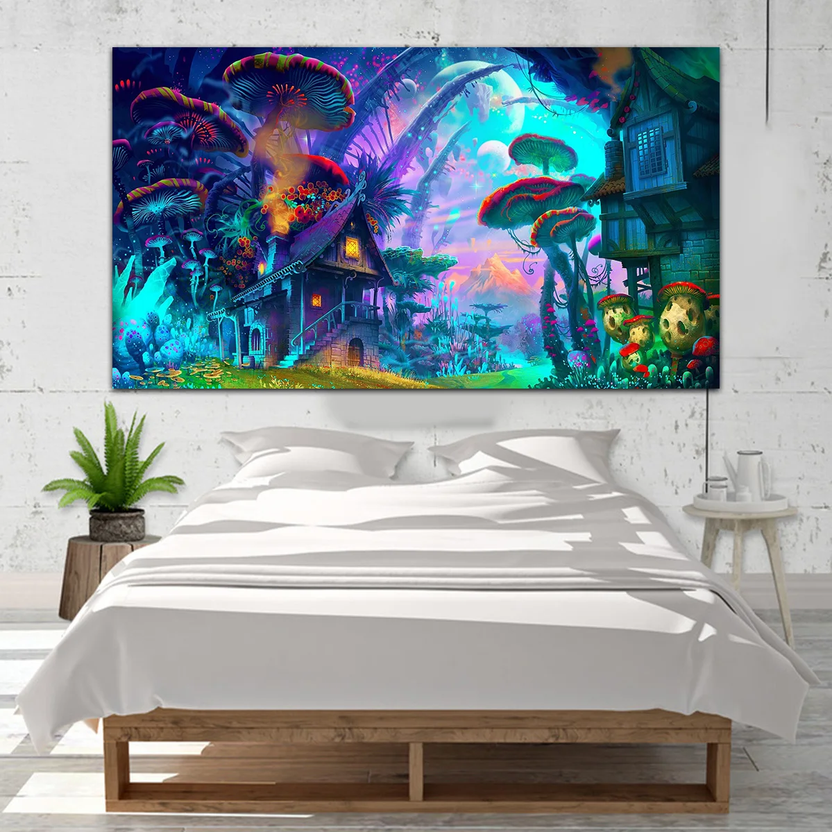 Вселенная плакат своими руками рамка Psychedel Trippy художественные плакаты и картина