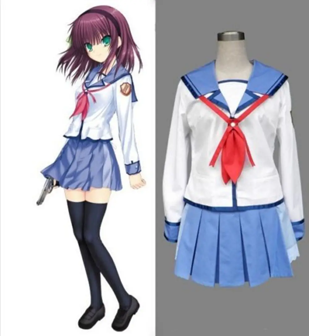 エンジェルビーツ 中村ゆり制服コスプレ衣装あらゆるサイズのドレス送料無料 Cosplay Costume School Uniform Cosplayuniform Cosplay Aliexpress