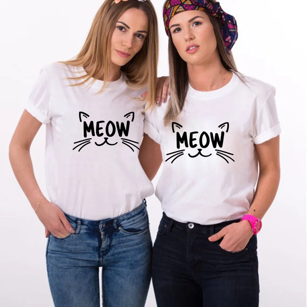 2019 Летняя женская футболка, Топы, Camisetas Mujer, футболка с рисунком кота, Женская свободная футболка с коротким рукавом и круглым вырезом