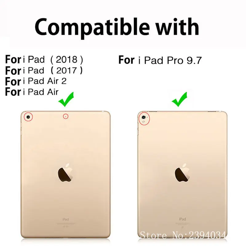 Чехол для Apple iPad 9,7 5-го 6-го поколения, Чехол для iPad air 2 Pro 9,", чехол для планшета, силиконовый чехол из искусственной кожи