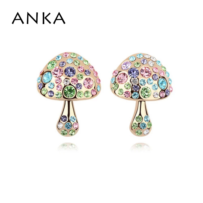 Серьги гвоздики с австрийскими кристаллами милые простые чистые свежие легкое