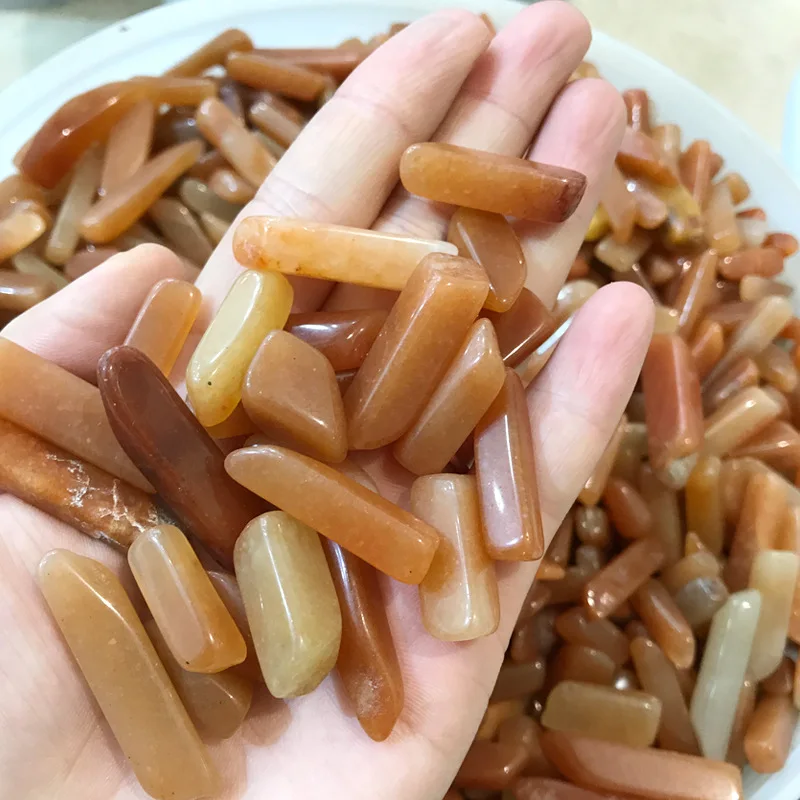 

Natural Red Aventurine Tumbled Crystals Quartz Gravel Original Stone Minerals Specimen Fish Tank Bonsai Decorations Collection