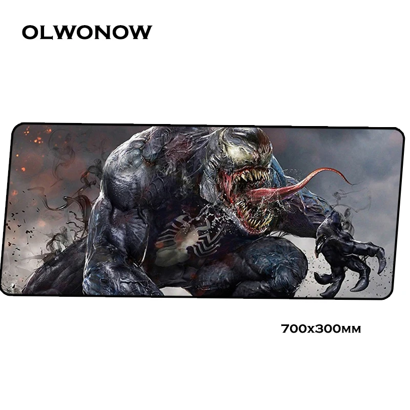 Venom mouse pad HD pattern 70x30cm pad to mouse Popular computer mousepad gaming mousepad gamer to laptop Adorable mouse mat - Цвет: Size 700x300x2mm