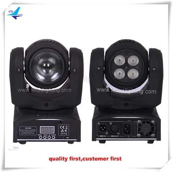 

E-4/lot Two Sides Wash -Beam Mini Moving Head Light RGBW Quad Color Stage Beam Wash DJ Lighting