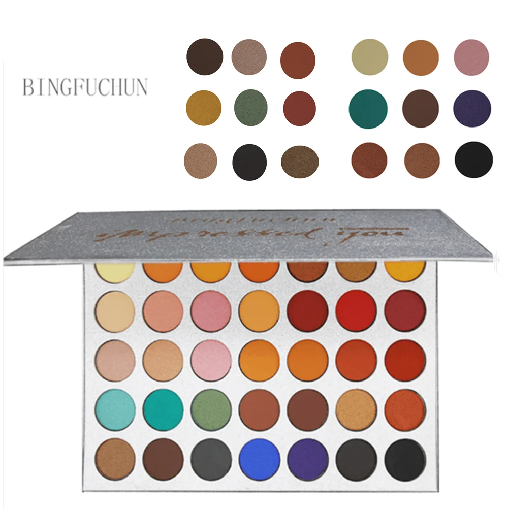 Natural color Matte Shimmer Natural Palette Luminous Long lasting Matte