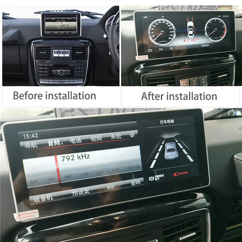 LiisLee Car Multimedia GPS Audio Radio For Mercedes Benz MB G Class Wagen 463 G350 G500 2012~2018 Original Style Navigation NAVI (5)