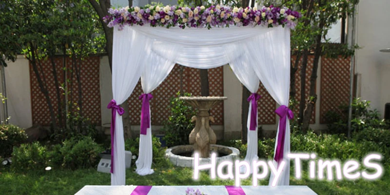 2 2 3m Beatiful Wedding Outdoor Decorations White Canopy Curtain