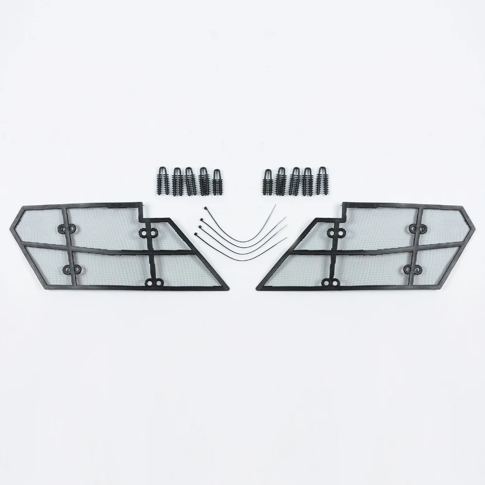 

Wtfs Stainless Steel ABS Insect Grille Mesh Grill Inserts Insect Net Insect-Proof Net for Toyota Fortuner 2017 [QP1131]