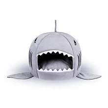 

New 4 Size Shark Warm Dog House Pet Warm Soft Cat puppy Sleeping Bed Shark Dog Kennel Bed Cat House cama de para cachorro