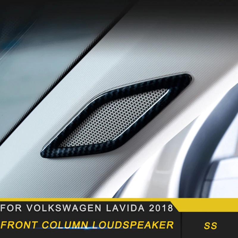 Для Volkswagen Lavida автомобильный Стайлинг Передняя акустическая система круг крышка обрезная рамка аксессуары для интерьера