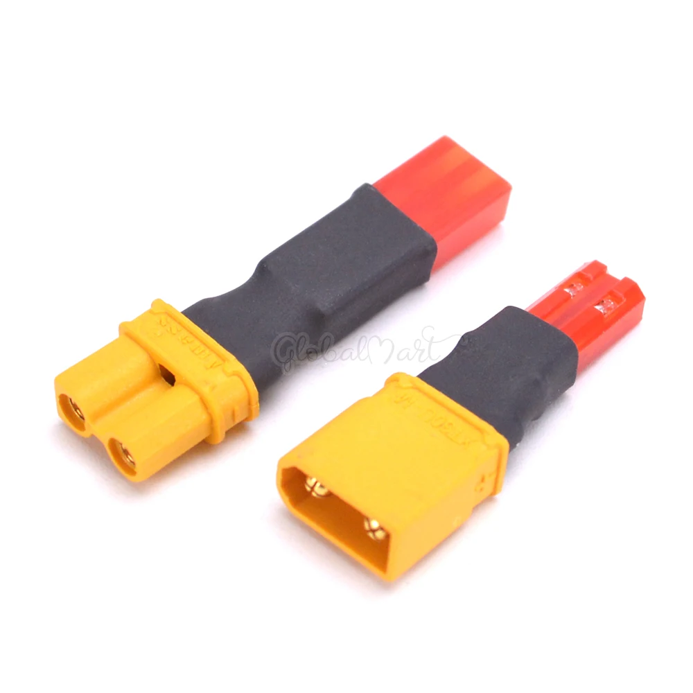 Connettore Batteria Amass XT30U - Presa Nera Con Contatti Dorati, 30A Continui, Per Modellismo