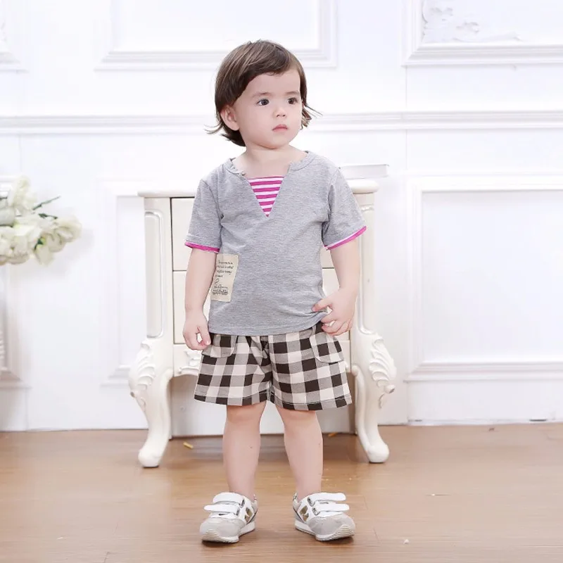 Летняя одежда для маленьких девочек roupa infantil/фиолетовые комплекты из 3 предметов: