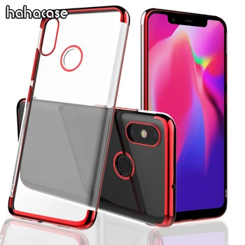 

100pcs 2 in 1 Eletroplating TPU Soft Transparent Case For Xiaomi Mi 9 SE 8 6 Mix Max 3 F1 Play CC9 CC9E Shockproof Plating Cover