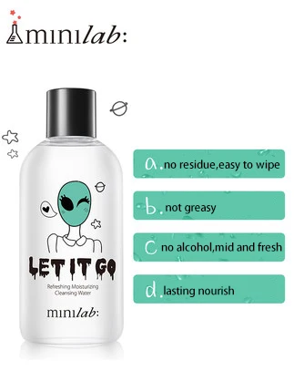 

Minilab New Makeup remover Water Make-up Oil Discharge Eye Lip MakeupSkin care Moderate Deep Clean Pores