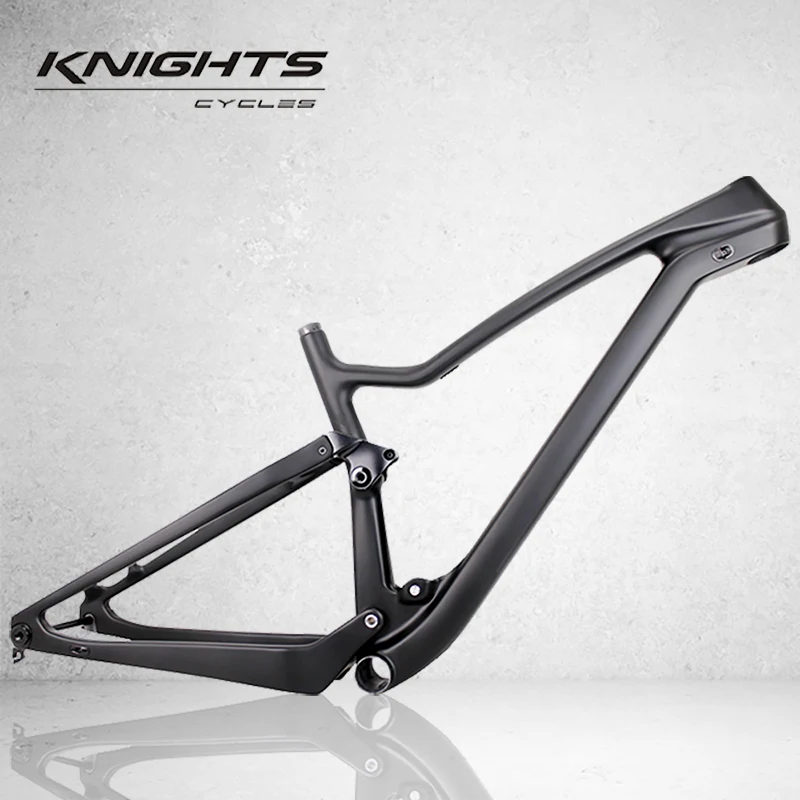 Full suspension frame 27.5er plus and 29er carbon bike148X12 XC frame