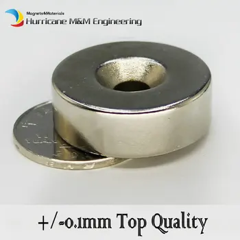 

17.2kg Pulling NdFeB Countersunk Magnet Dia 30x10 (+/-0.1)mm M6 Screw Countersunk Hole Neodymium Permanent Magnet 20pcs