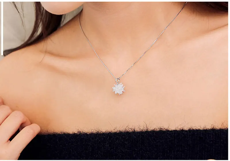 Bijoux Femme, колье, розовое золото, Ледяной цветок, массивное ожерелье, женское Макси колье, бохо, ювелирное изделие, выпускной подарок