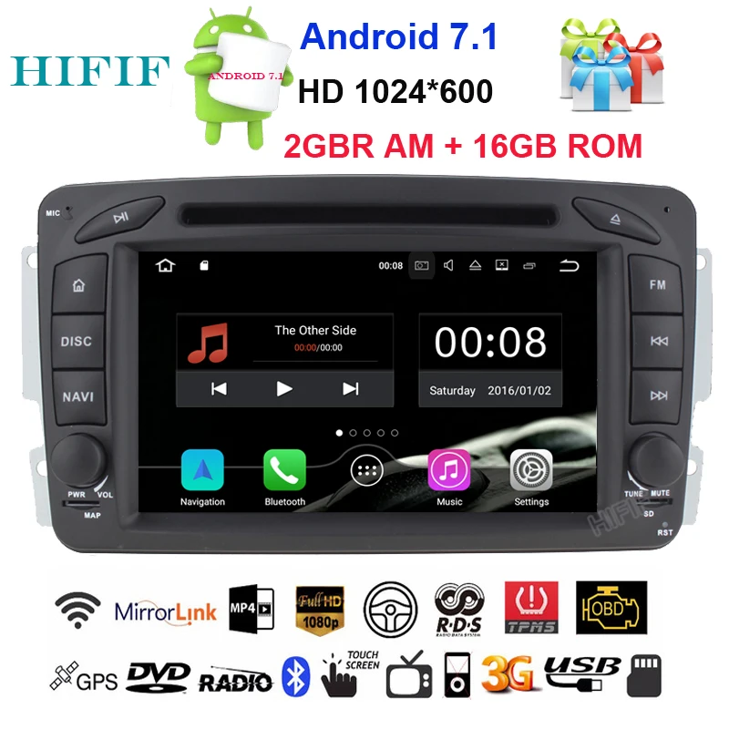Excellent HIFIF Android 7.12 Octa Core 2GBRAM CarDVD Player For Mercedes Benz Viano Vito W203 W209 G Class W463 GPS Navigation Radio Stere 0 Excellent HIFIF Android 7.12 Octa Core 2GBRAM CarDVD Player For Mercedes Benz Viano Vito W203 W209 G Class W463 GPS Navigation Radio Stere 0