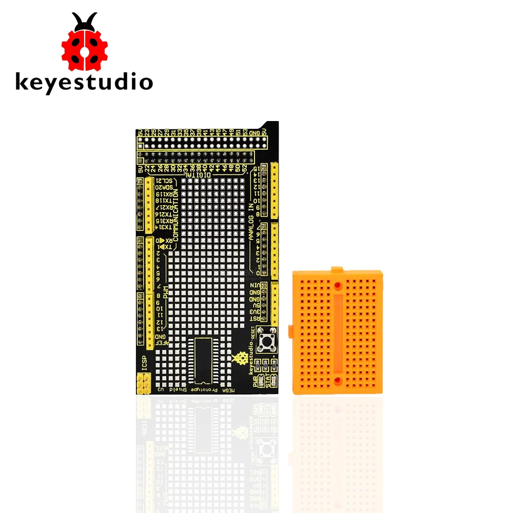 Keyestudio МЕГА Protoshield/прототип Плата расширения V3 + Макет для Arduino MEGA (Цвет упаковка коробки)