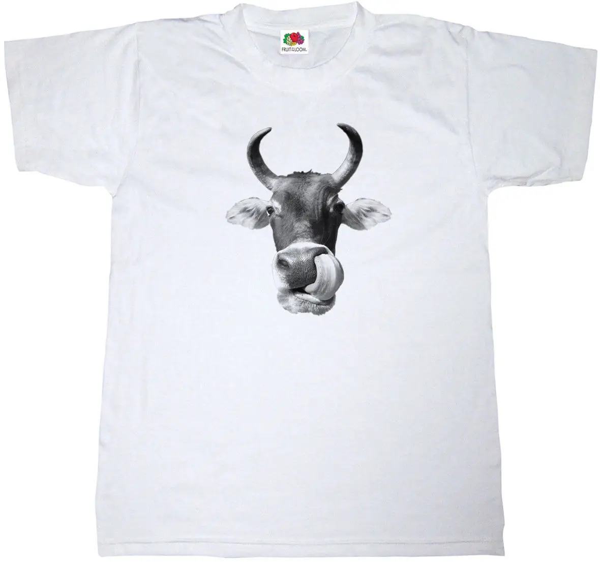 

COW LICKING ITS OWN NOSE FUNNY ALTERNATIVE T-SHIRT 100% COTTON RETRO T SHIRT New T Shirts Funny Tops Tee New Unisex Funny Tops