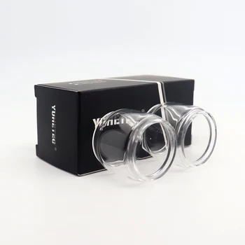 

2PCS YUHETEC Fat Glass Tank for GEEKVAPE Ammit 25 RTA/UNIMAX 25/IJOY Captain X3 - Transparent