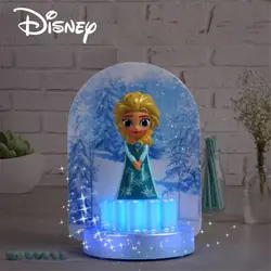 Disney Пластик электроники светящиеся музыкальные игрушки аниме Рисунок раннее образование милой принцессы кукла модель фигурку подарки для