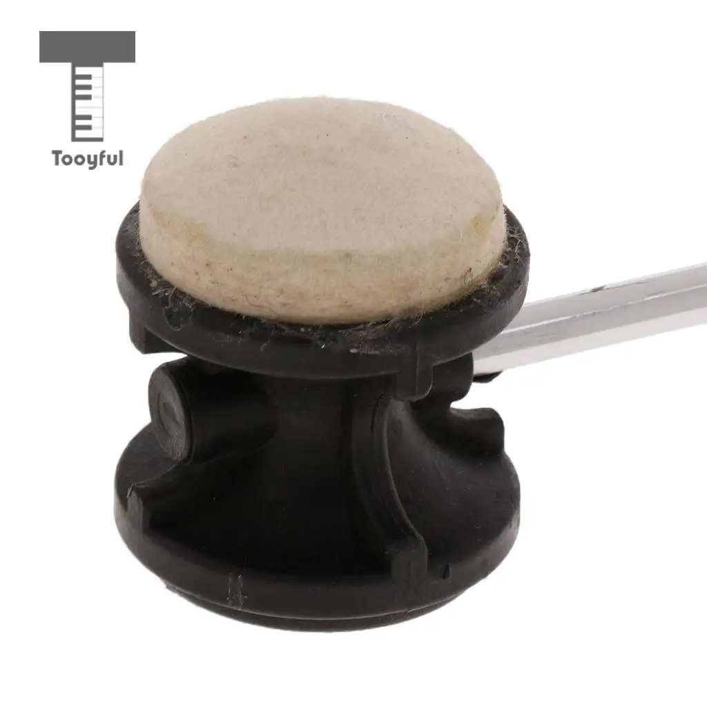 Tooyful Drum Pedal Beater Hammer Felt/Wood Head Mallet for Jazz Drum Replacement Parts Percussion Instrument Accessory