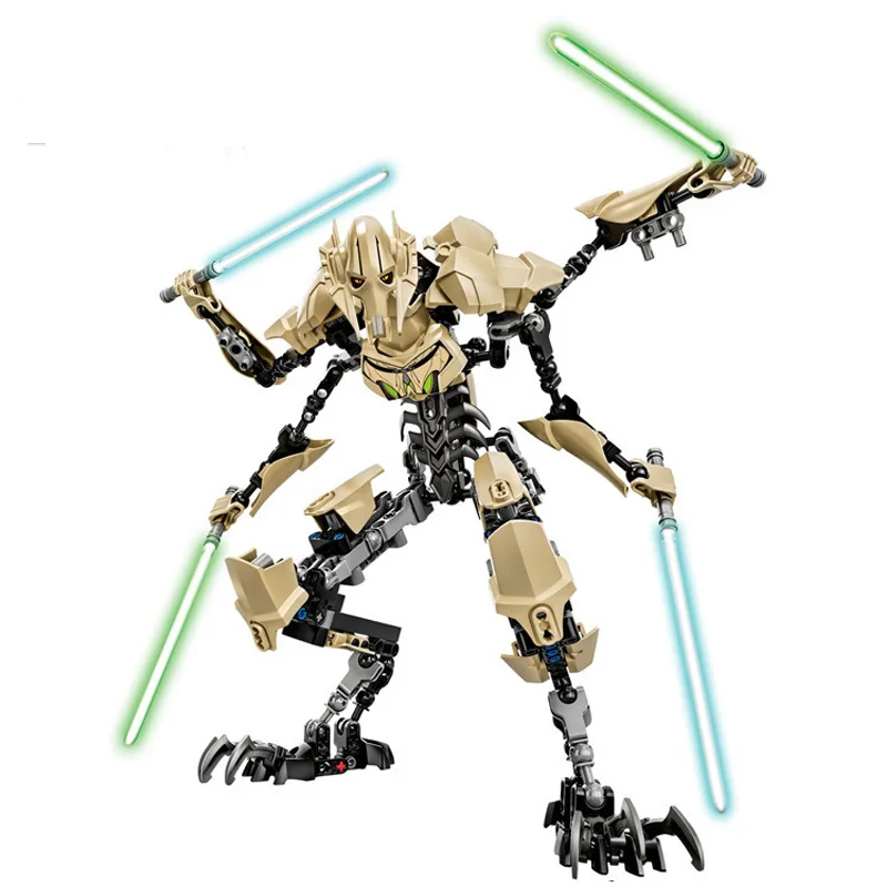 

Wars 7 General Grievous With Lightsaber Storm Trooper Figure Models Building Blocks Sets Toys For Children Boys Juguetes