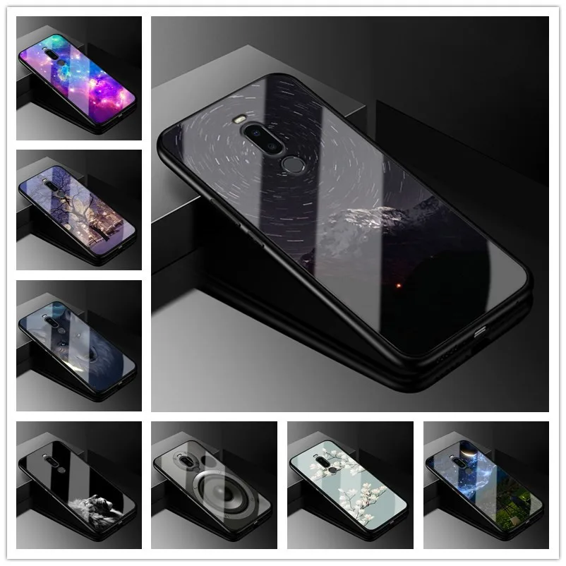 

For Meizu Note 8 Case Note8 Tempered Galss Hard Back Cases For Meizu M8 Note M8Note Soft Bumper FOR Meizu X8 X 8 phone cases