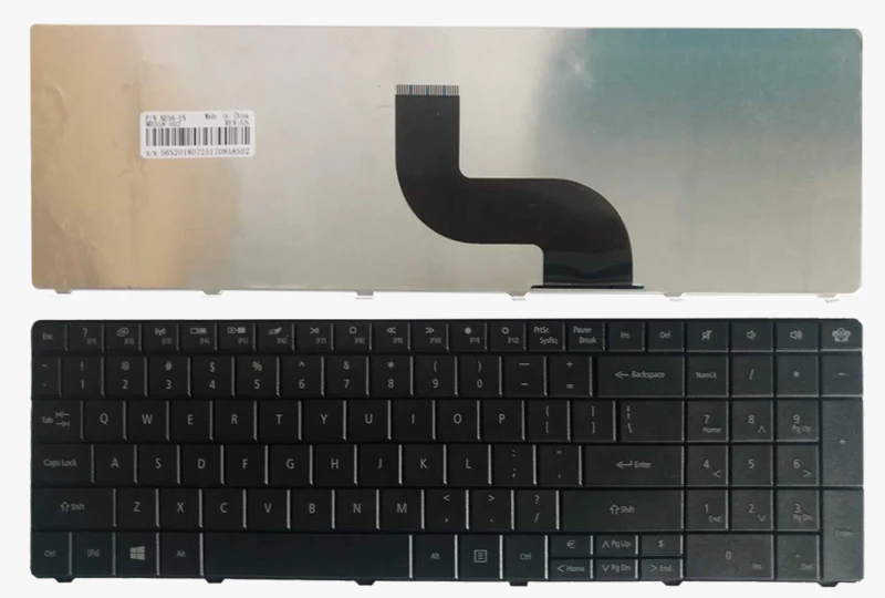 Новая клавиатура США для Packard Bell EasyNote TE11 TE11HR TE11-BZ TE11-HC TE11HC NE56R10u NE56R11u NE56R12 США Клавиатура ноутбука черный