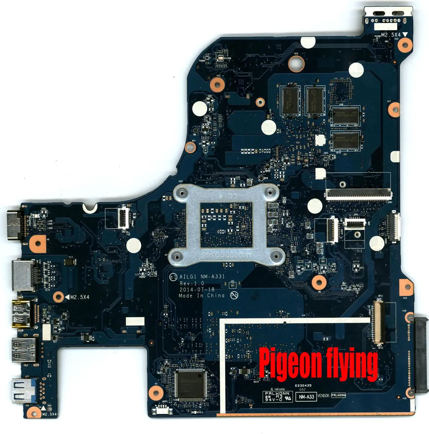 

DIS CPU-I3 new for lenovo Z70-80 laptop Mainboard NM-A331 4G Video memory FRU 5B20H14172 5B20H14163 5B20H14168 5B20H14178