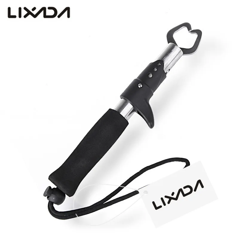 

LIXADA Portable Stainless Steel Fish Lip Gripper Grabber Fishing Tool Fishing Equipment Really High Quality for Pesca