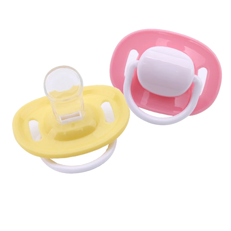 Baby Silicone Flat Head Pacifier Nipple Baby Pacifiers Dummy Newborn