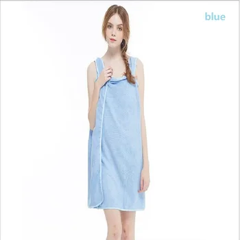 

UBRUSH New dress style bath towel quickly-dry For Women Soft And Comfort Can Be used As Dress For Color cute polyester towel