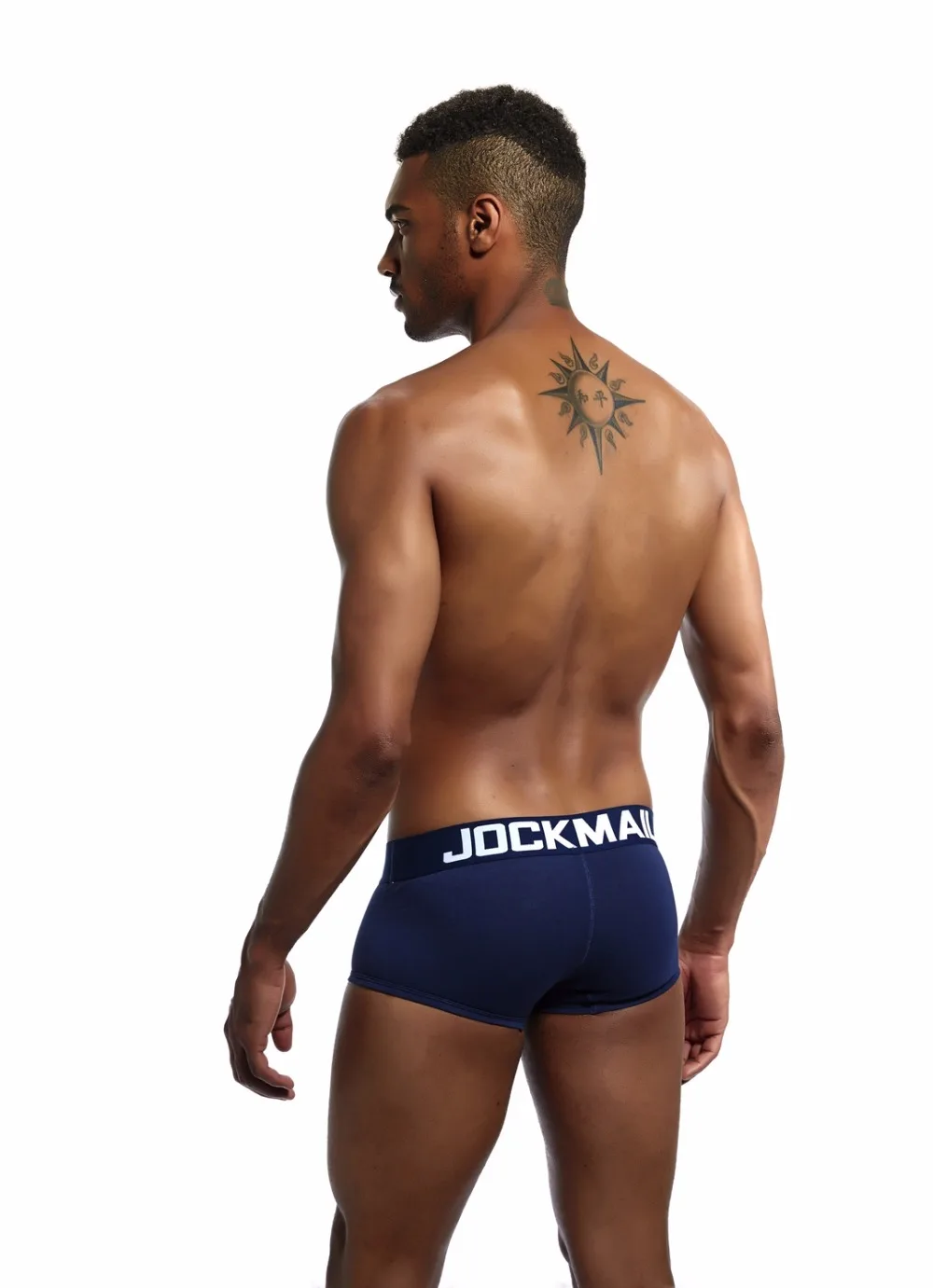 Бренд JOCKMAIL, классическое базовое однотонное качественное хлопковое Мужское нижнее белье, боксеры, шорты, мужские трусы, сексуальные трусы, гей ночное и нижнее белье