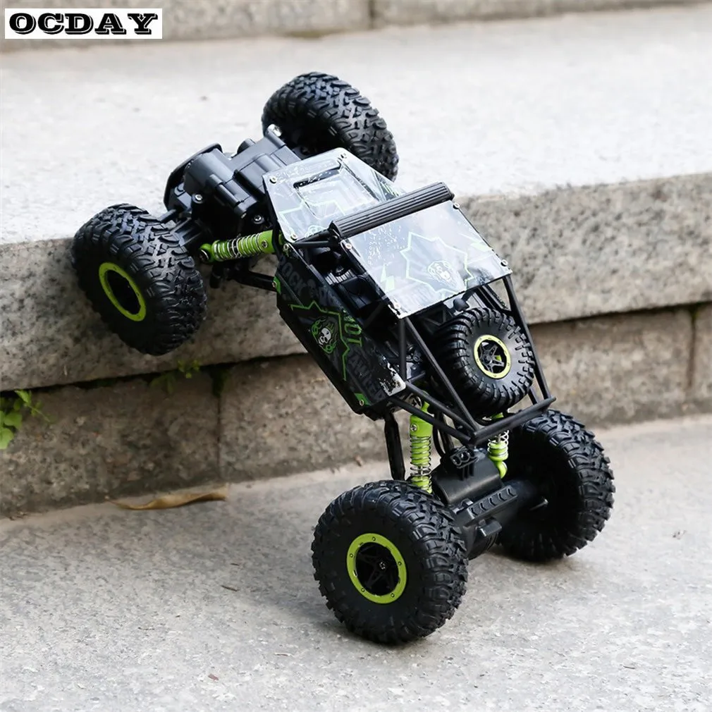 OCDAY 2,4 GHz RC автомобиль 4WD Рок Гусеничный ралли скалолазание автомобиль 4x4 двойные двигатели Bigfoot автомобиль пульт дистанционного управления модель внедорожника игрушки