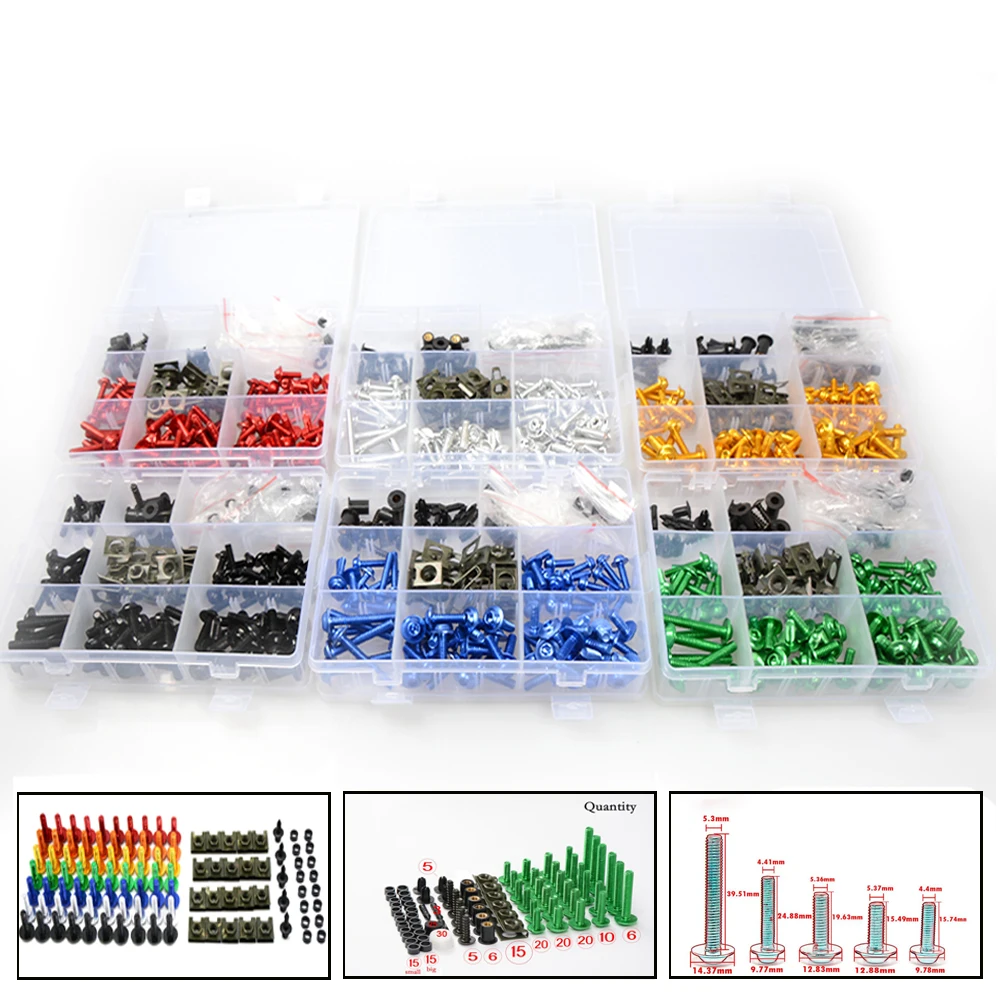 

motorcycle cnc aluminum Fairing Bolt Screw Fastener FOR Yamaha XJ6/DIVERSION XJR Honda MSX 125 300 MSX125