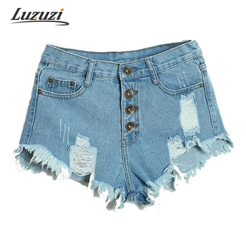 Women Ripped Denim Shorts Sexy Hole Short Jeans Girls Summer Beach Wear Female High Waist Shorts With Irregular Tassels Ws306 Waist Shorts High Waist Shortsdenim Shorts Aliexpress