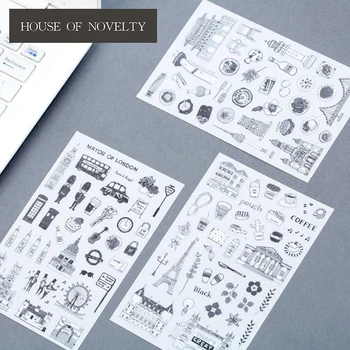 

6 pcs/pack Mayor Of London Cartoon Stickers Diary Sticker Scrapbook Decoration PVC Stationery Stickers