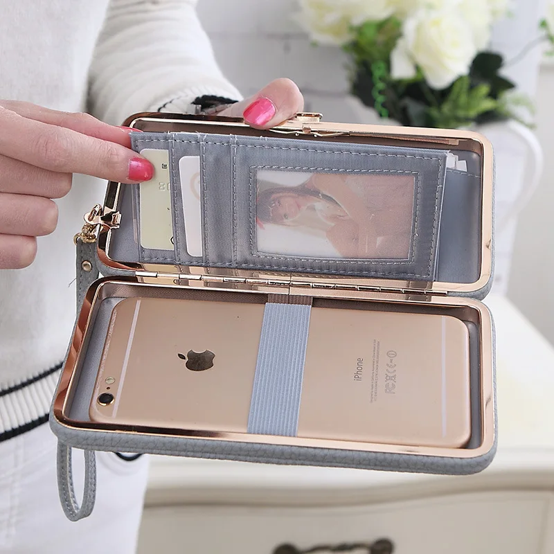 Luxury Women Wallet Phone Bag Leather Case For IPhone 7 6 6s Plus Samsung Galaxy S8