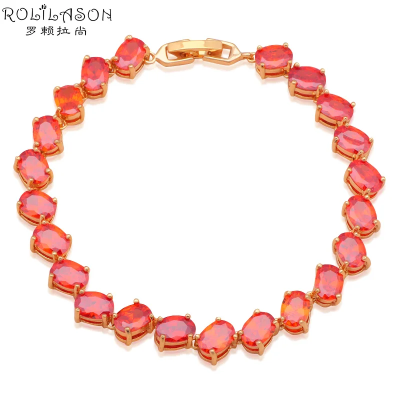 AAA Zirconia Party font b Bracelets b font for friends font b Gold b font Tone