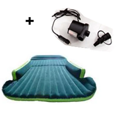 HZYEYO 190x130x16 см надувной матрас для внедорожника, надувной матрас для путешествий, надувной матрас с флокированием, вентиляция, кемпинг, влагостойкий - Название цвета: Зеленый