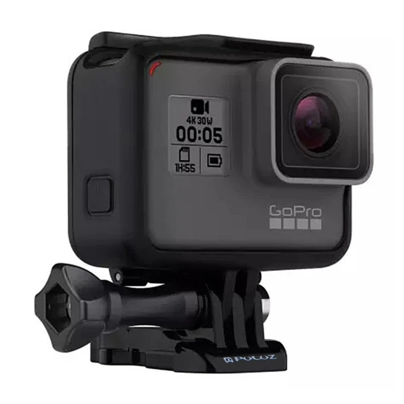 

PULUZ for GoPro NEW HERO /HERO6 /5 ABS Plastic Housing Shell Frame Mount Protective Case Cage with Pedestal and Long Screw