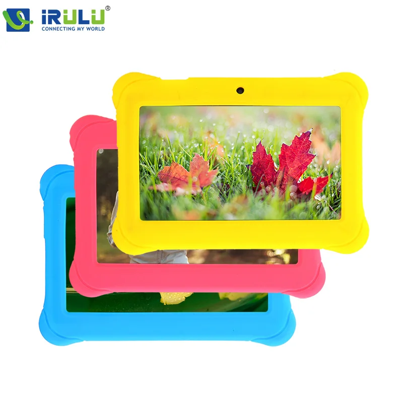  iRULU eXpro Y1 7" Tablet for kids Children 1024*600 HD Google GMS Test Android 4.4 Quad Core 8GB ROM Dual Camera WIFI Tablet Hot 