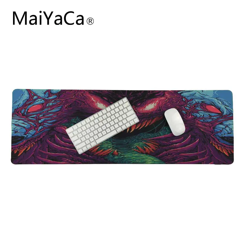  MaiYaCa hyper beast large mouse pad For CS:CO dota 2 WOT Gaming mousepad Speed Version Locking Edge