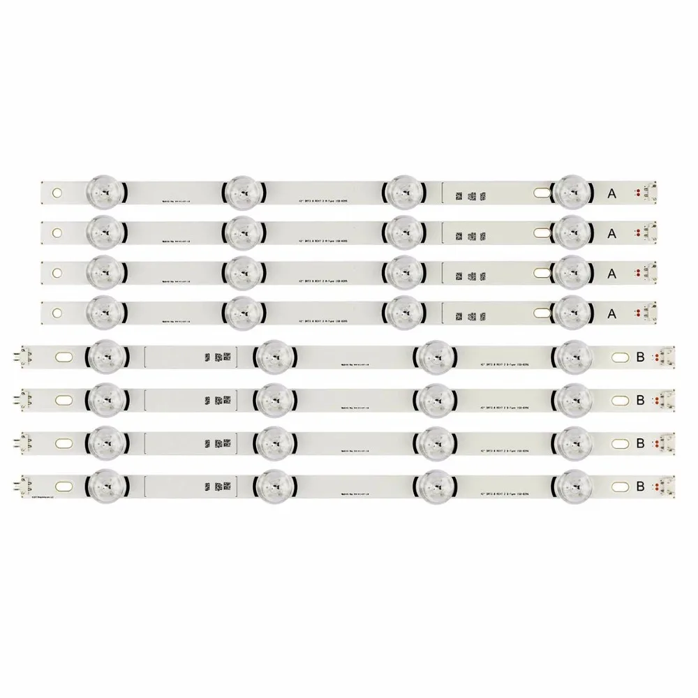 

100%NEW original Full LED backlight lamp Strips for LG 42LF580V 42LB570V LC420DUE FG DRT 3.0 42 A B 6916L-1909B 6916L-1910B