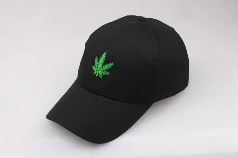 Unisex Baseball Cap Maple Leaves Embroidery Men Women Snapback New Fashion Outdoor Weed Duck Tongue Hip Hop Hat Caps CP0091