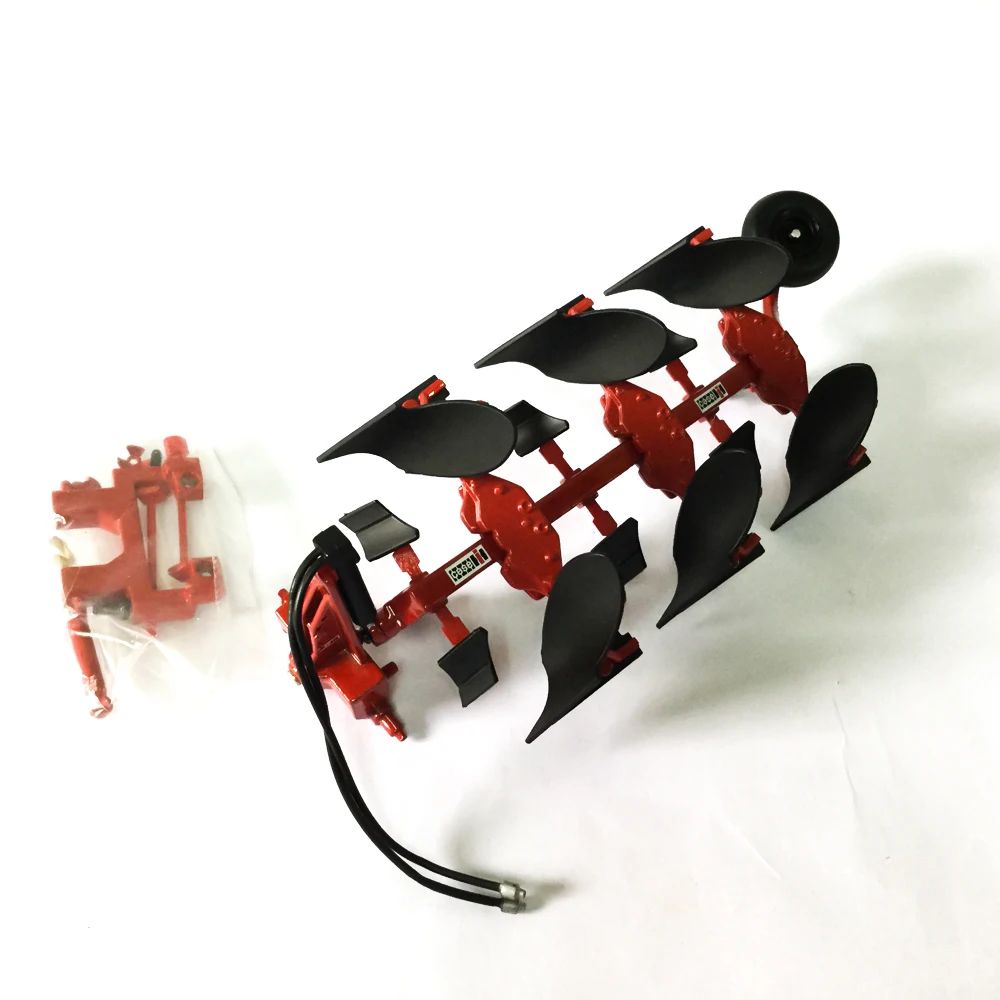 diecast 132 farm tractor model accessories red metal harvester model toy collection gift kids toys tractor toy suit (1)