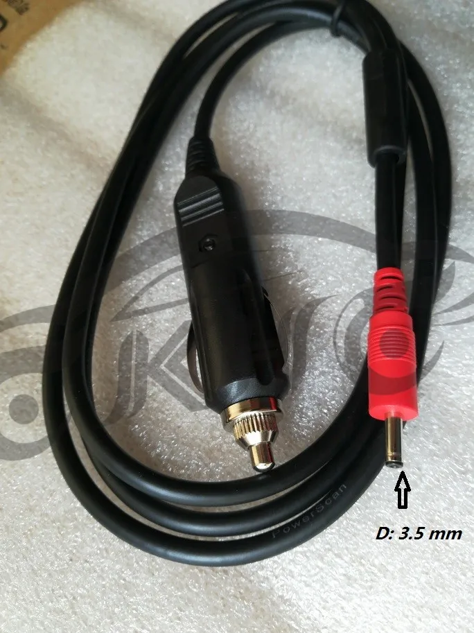 

For Autel DC 3.5 mm Cigarette Lighter Power Charger Cable MaxiSys MaxiCOM MaxiIM MaxiCheck