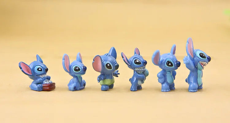Kawaii Stitch Anime muñecas Juguetes Stich Q Scrump figuras de acción Juguetes Mini decoración paisaje Lilo muñeca colección Juguetes mejores regalos Kawaii Stitch Anime muñecas Juguetes Stich Q Scrump figuras de acción Juguetes Mini decoración paisaje Lilo muñeca colección Juguetes mejores regalos
